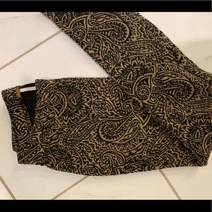 Black and Gold free People legging size XSmall